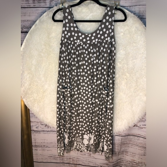 Multicolored Grey and White Sleeveless Sheath Midi Dress size 6 NWOT - Picture 13 of 13